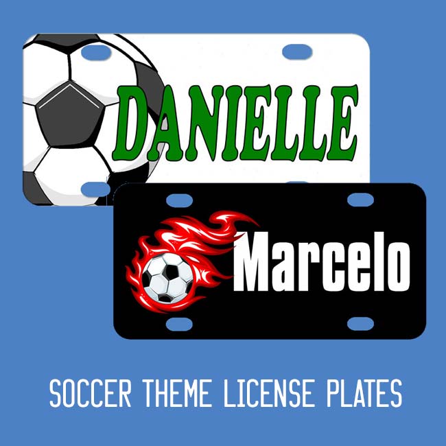 Personalized Sportsl Theme License Plates and Bike Plates
