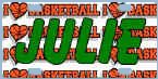  I love basketball bike tag