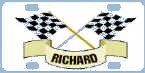 RACING FLAGS BIKE PLATE