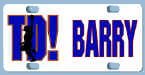 terrance football bike plate