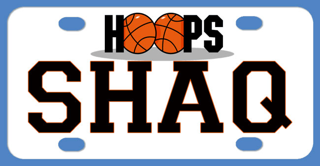 Hoops on top with the o's being basketballs and your name