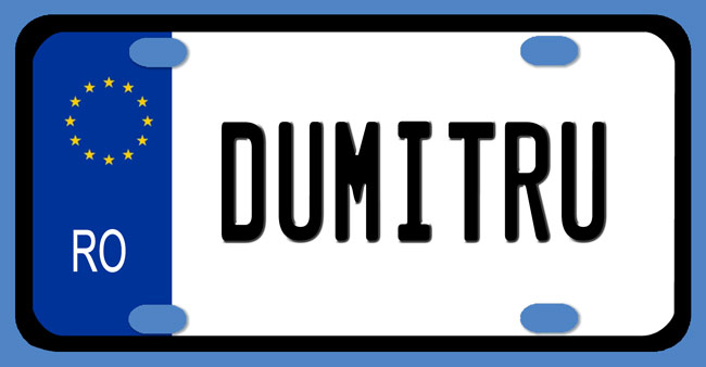 personalized license plates with your country flag