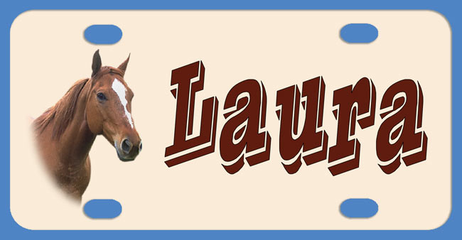 Horse Head in Oval